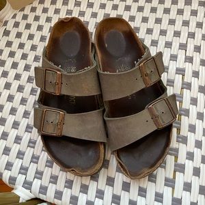 Very worn Birkenstock arizona